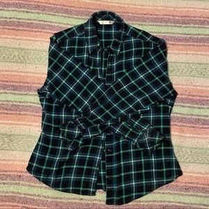 Black & Green flannel
